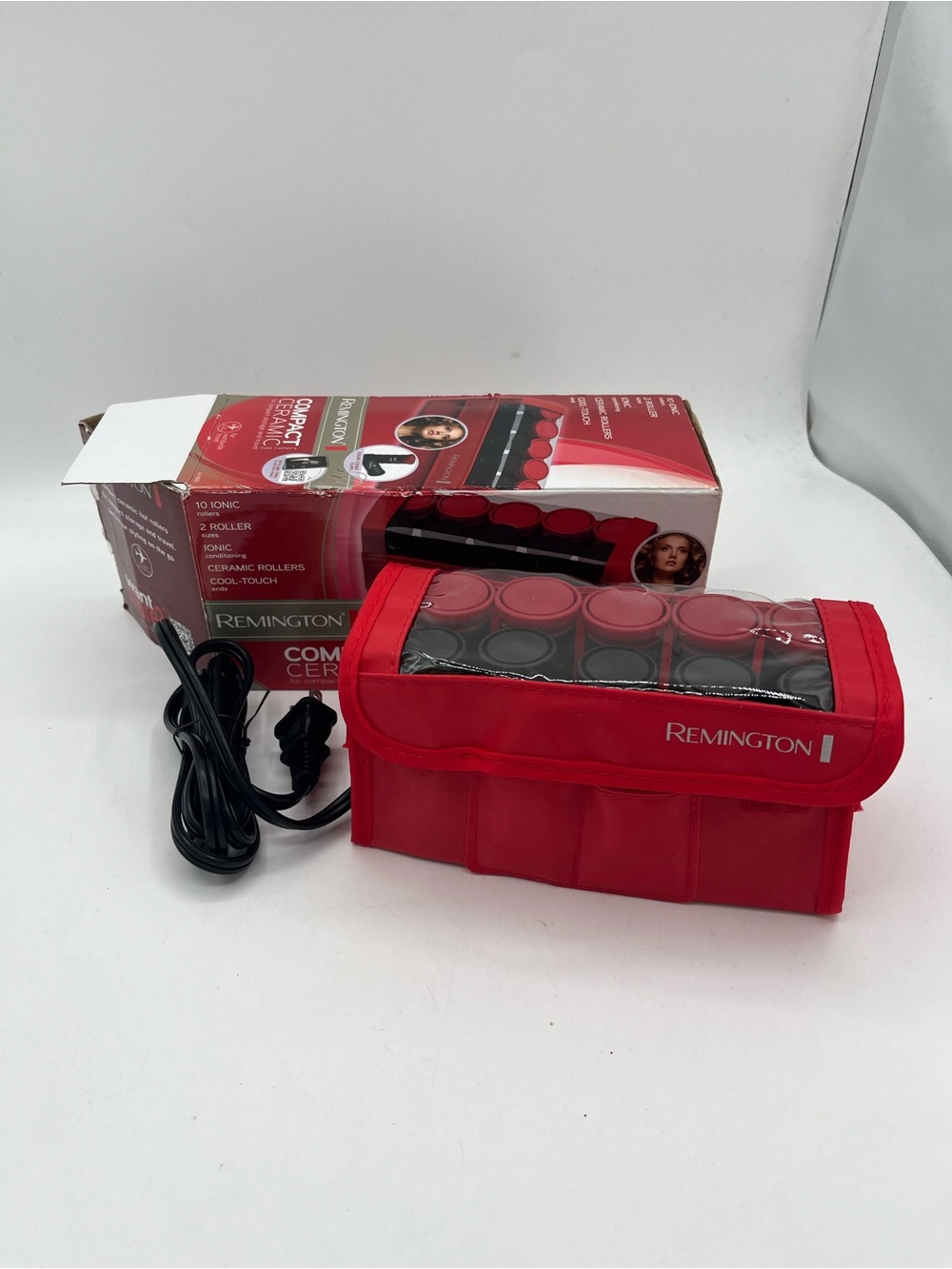 Remington Red and Black Ceramic Hot Roller Set